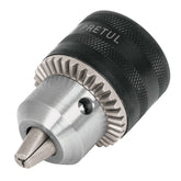 Mandril para taladro de 1/2" con llave pretul..